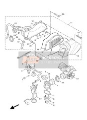 4P9139300100, Pipe Inlet Assembly, Yamaha, 0